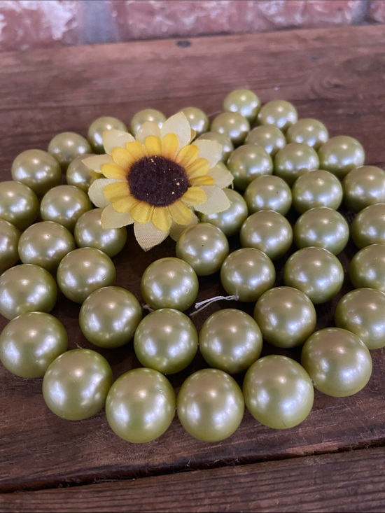 None Jewelry - Imitation Olive Green Pearl